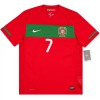Portugal Ronaldo 7 2010 Fotbollströjor Hemma Retro