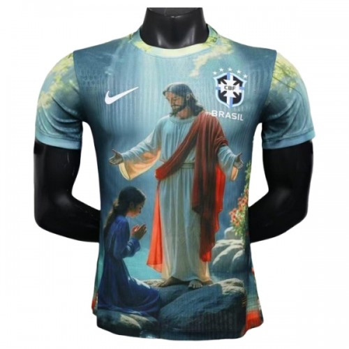 Brasilien x Christ Special Edition Fotbollströjor 2025 Brasilien x Christ Special Edition Fotbollströjor 2025