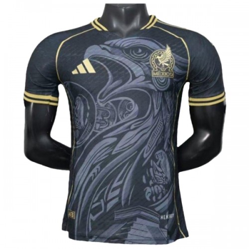 Mexiko x Eagle Special Edition Fotbollströjor 2025 Svart Mexiko x Eagle Special Edition Fotbollströjor 2025 Svart