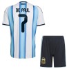 Argentina De Paul 7 Fotbollströjor Hemma VM 2026 - Barn Argentina De Paul 7 Fotbollströjor Hemma VM 2026 - Barn