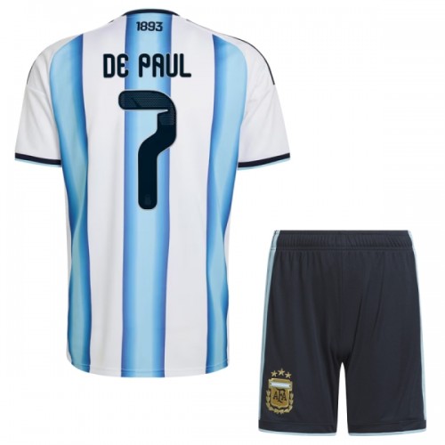 Argentina De Paul 7 Fotbollströjor Hemma VM 2026 - Barn Argentina De Paul 7 Fotbollströjor Hemma VM 2026 - Barn