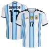 Argentina Garnacho 17 Fotbollströjor Hemma VM 2026