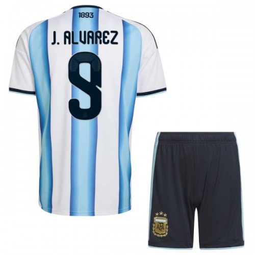 Argentina J. Alvarez 9 Fotbollströjor Hemma VM 2026 - Barn Argentina J. Alvarez 9 Fotbollströjor Hemma VM 2026 - Barn