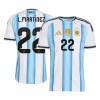 Argentina Lautaro Martinez 22 Fotbollströjor Hemma VM 2026