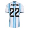 Argentina Lautaro Martinez 22 Fotbollströjor Hemma VM 2026