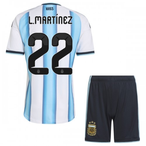 Argentina Lautaro Martinez 22 Fotbollströjor Hemma VM 2026 - Barn Argentina Lautaro Martinez 22 Fotbollströjor Hemma VM 2026 - Barn