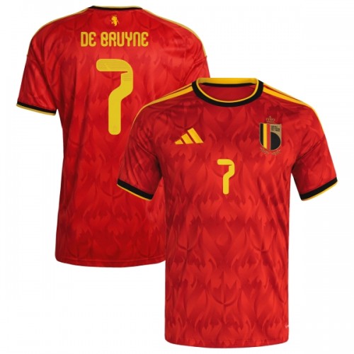 Belgien De Bruyne 7 Fotbollströjor Hemma VM 2026 Belgien De Bruyne 7 Fotbollströjor Hemma VM 2026