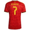 Belgien De Bruyne 7 Fotbollströjor Hemma VM 2026
