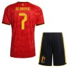 Belgien De Bruyne 7 Fotbollströjor Hemma VM 2026 - Barn Belgien De Bruyne 7 Fotbollströjor Hemma VM 2026 - Barn