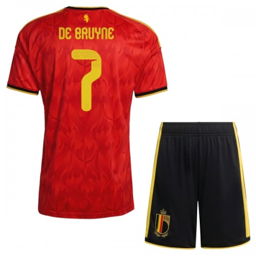 Belgien De Bruyne 7 Fotbollströjor Hemma VM 2026 - Barn Belgien De Bruyne 7 Fotbollströjor Hemma VM 2026 - Barn