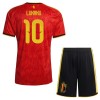 Belgien Lukaku 10 Fotbollströjor Hemma VM 2026 - Barn