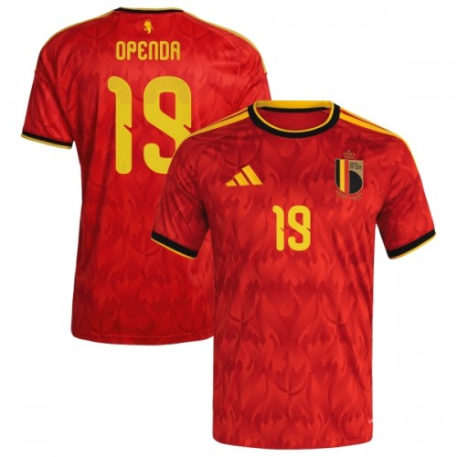 Belgien Openda 19 Fotbollströjor Hemma VM 2026 Belgien Openda 19 Fotbollströjor Hemma VM 2026