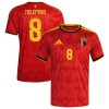 Belgien Tielemans 8 Fotbollströjor Hemma VM 2026