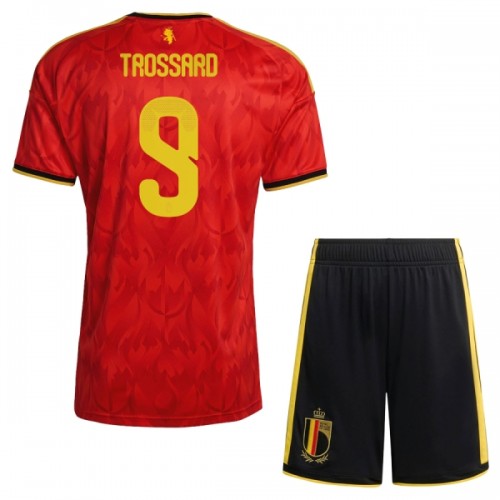 Belgien Trossard 9 Fotbollströjor Hemma VM 2026 - Barn Belgien Trossard 9 Fotbollströjor Hemma VM 2026 - Barn
