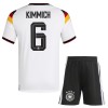 Tyskland Kimmich 6 Fotbollströjor Hemma VM 2026 - Barn Tyskland Kimmich 6 Fotbollströjor Hemma VM 2026 - Barn