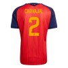 Spanien Carvajal 2 Fotbollströjor Hemma VM 2026 Spanien Carvajal 2 Fotbollströjor Hemma VM 2026