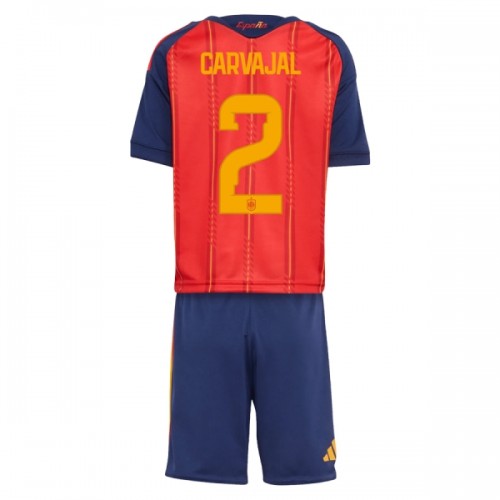 Spanien Carvajal 2 Fotbollströjor Hemma VM 2026 - Barn Spanien Carvajal 2 Fotbollströjor Hemma VM 2026 - Barn