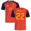 Spanien Cucurella 22 Fotbollströjor Hemma VM 2026
