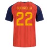 Spanien Cucurella 22 Fotbollströjor Hemma VM 2026