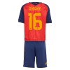 Spanien Rodrigo 16 Fotbollströjor Hemma VM 2026 - Barn Spanien Rodrigo 16 Fotbollströjor Hemma VM 2026 - Barn