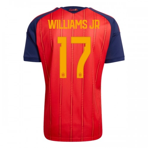 Spanien Williams JR 17 Fotbollströjor Hemma VM 2026 Spanien Williams JR 17 Fotbollströjor Hemma VM 2026