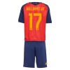 Spanien Williams JR 17 Fotbollströjor Hemma VM 2026 - Barn