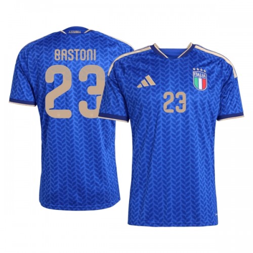 Italien Bastoni 23 Fotbollströjor Hemma VM 2026 Italien Bastoni 23 Fotbollströjor Hemma VM 2026