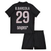 Paris Saint-Germain B. Barcola 29 Fotbollströjor Fjärde Jordan 2025-26 - Barn