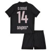 Paris Saint-Germain D. Doue 14 Fotbollströjor Fjärde Jordan 2025-26 - Barn