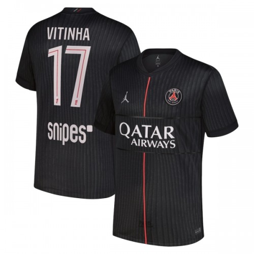 Paris Saint-Germain Vitinha 17 Fotbollströjor Fjärde Jordan 2025-26 Paris Saint-Germain Vitinha 17 Fotbollströjor Fjärde Jordan 2025-26