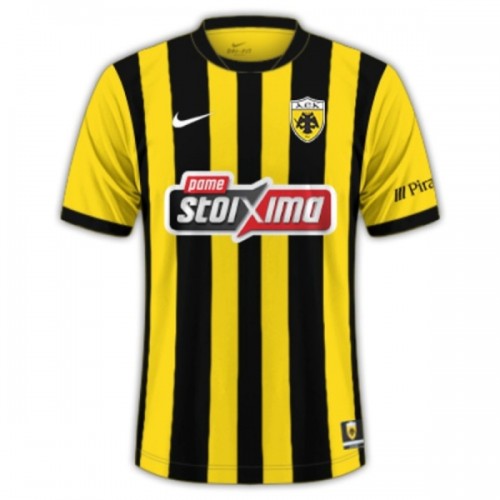 AEK Athens Fotbollströjor Hemma 2025-26 AEK Athens Fotbollströjor Hemma 2025-26