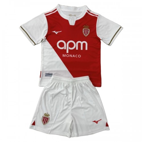 AS Monaco Fotbollströjor Hemma 2025-26 - Barn AS Monaco Fotbollströjor Hemma 2025-26 - Barn
