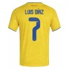 Colombia Luis Diaz 7 Fotbollströjor Hemma VM 2026