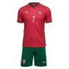 Portugal Ronaldo 7 Fotbollströjor Hemma VM 2026 - Barn