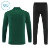 AC Milan Quarter Zip Träningströja-set 2025-26 Grön - Barn
