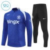 Chelsea Quarter Zip Träningströja-set 2025-26 Blå - Barn Chelsea Quarter Zip Träningströja-set 2025-26 Blå - Barn