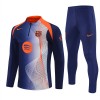 FC Barcelona Quarter Zip Träningströja-set 2025-26 Blå
