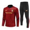 Feyenoord Rotterdam Rotterdam Quarter Zip Träningströja-set 2025-26 Röd