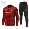 Feyenoord Rotterdam Rotterdam Quarter Zip Träningströja-set 2025-26 Röd - Barn Feyenoord Rotterdam Rotterdam Quarter Zip Träningströja-set 2025-26 Röd - Barn