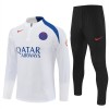 Paris Saint-Germain Quarter Zip Träningströja-set 2025-26 Vit