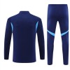 Real Madrid Quarter Zip Navy Version Träningströja-set 2025-26