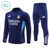 Real Madrid Quarter Zip Navy Version Träningströja-set 2025-26 - Barn