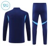 Real Madrid Quarter Zip Navy Version Träningströja-set 2025-26 - Barn