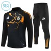 Real Madrid Quarter Zip Träningströja-set 2025-26 Svart - Barn