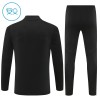 Real Madrid Quarter Zip Träningströja-set 2025-26 Svart - Barn