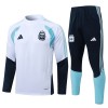 Argentina Quarter Zip Träningströja-set 2026-27 Vit