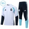 Argentina Quarter Zip Träningströja-set 2026-27 Vit - Barn