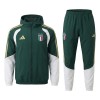 Italien Hoodie Tränings Jackor 2026-27 Grön