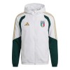 Italien Hoodie Tränings Jackor 2026-27 Vit