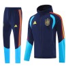 Spanien Hoodie Navy Version Tränings Jackor 2026-27